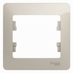 Рамка 1гн молочный Glossa Systeme Electric (1/15) Рамка 1гн молочный Glossa Systeme Electric (1/15)