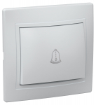 Выключатель 1кл прох с/у белый ВСп10-1-0-КБ Кварта GENERICA IEK (1/10/200)