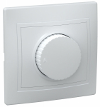 Светорегулятор 400Вт поворотный с/у белый ВСР10-1-0-КБ Кварта GENERICA IEK (1/8/160)