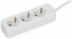 UMA Удлинитель У03 3 места 5м 3х1мм2 10А бел. IEK UMA Удлинитель У03 3 места 5м 3х1мм2 10А бел. IEK