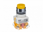 Кнопка ABFP d=22мм 220В с фиксацией желтая ВK-22 DEKraft Systeme Electric