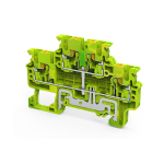 Клемма заземляющая 1уровней 72.7мм на DIN-рейку/G-рейку 2.5мм² ширина ячейки5 КЭАЗ (Курский электроаппаратный завод) Без серии