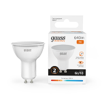 Лампа светодиод 9Вт GU10 3000К 640Лм MR16 Gauss Elementary 1/10/100