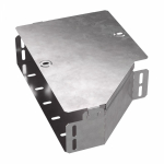 Переходник - редуктор д/лист. каб. лотка без разъема/соедин-ля сужение слева 300мм/200мм с высотой лотка80мм ПРОМРУКАВ