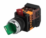 ЭРА Переключатель АNСLR-22-3 на 3 фикс.полож.зеленый неон/240В I-O 1з+1р (10/400/3200) ЭРА Переключатель АNСLR-22-3 на 3 фикс.полож.зеленый неон/240В I-O 1з+1р (10/400/3200)