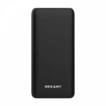 Портативное зарядное устройство Power Bank (аккумуляторная батарея) 20000 mAh с Quick Charge и Power Delivery, черное REXANT
