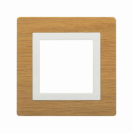 Рамка 1-пост. цвет белый дерево горизонт. и вертик., Avanti DKC