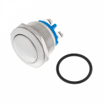 Кнопка  антивандальная Ø19  Б/Фикс (2с винт) (ON)-OFF сфера (PBS-28В, A19-A2) REXANT (блистер)