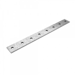 Пластина 8 отверстий для СТРАТ профиля, толщ. 5,0 мм, гальван. цинк Пластина 8 отверстий для СТРАТ профиля, толщ. 5,0 мм, гальван. цинк