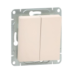 Механизм выключателя, двухклавишный, перекрёстный, кремовый Эпика EKF Механизм выключателя, двухклавишный, перекрёстный, кремовый Эпика EKF