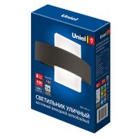 Уличный настенный светодиодный светильник Uniel ULU-S32A-8W/4000K IP65 Black Уличный настенный светодиодный светильник Uniel ULU-S32A-8W/4000K IP65 Black