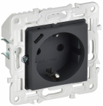 Розетка 1гн с З/К+USB C шторки с/у графит механизм 16А 18Вт SK-R17G SKANDY IEK (1/10/100)