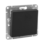 Выключатель 1кл промеж с/у чёрный механизм Эпика EKF (1/10/120)