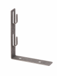 Держатель угловой под черепицу для прута Ø6-10 мм, 2 стал. крюка, основание 100 мм, гор. цинк. TDM Держатель угловой под черепицу для прута Ø6-10 мм, 2 стал. крюка, основание 100 мм, гор. цинк. TDM