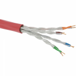 Кабель CAT 5е, U/UTP, нг(А)-FRHF, бухта 305м, красный