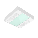 Светодиодный светильник VARTON с UV-блоком накладной 30 Вт 600х600х127 мм 6500 K IP54 с защитным силикатным стеклом global white bioguard матовый димм Светодиодный светильник VARTON с UV-блоком накладной 30 Вт 600х600х127 мм 6500 K IP54 с защитным силикатным стеклом global white bioguard матовый димм