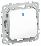 FLITE Выключ. 1-кл. 2п. прох инд 10А ВС6/21-1-1-ФлБ бел. IEK