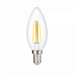 Лампа светодиод 8Вт C35 E14 4000K прозрач PLED OMNI 230/50 Jazzway