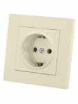 Розетка 2П+З 16А 250В сл. кость "Сенеж" TDM Розетка 2П+З 16А 250В сл. кость "Сенеж" TDM