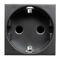 Розетка ABB Zenit 1-мест. 2мод. механизм с накладкой с З/К скр. уст-ки16А 220-250В со шторками IP21 антрацит Розетка ABB Zenit 1-мест. 2мод. механизм с накладкой с З/К скр. уст-ки16А 220-250В со шторками IP21 антрацит
