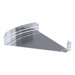 Угол д/листового кабель.лотка регулируемый горизонтальн. без соединит. разъема нержавеющая сталь ПРОМРУКАВ Угол д/листового кабель.лотка регулируемый горизонтальн. без соединит. разъема нержавеющая сталь ПРОМРУКАВ