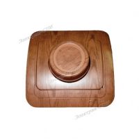 Светорегулятор 600Вт поворотный с/у орех в сборе Mimoza Makel (1/10/100)