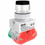 Кнопка ABFP d=22мм 220В с фиксацией черная ВK-22 DEKraft Systeme Electric