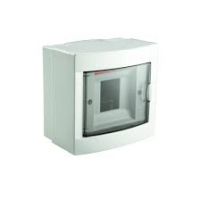 Бокс ЩРН-П-4мод настен пласт бел (дв.прозр) IP40 VIKO (1/30)