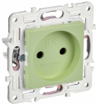 Розетка 1гн без З/К с/у мятный механизм 10А SK-R02M SKANDY IEK (1/10/100)