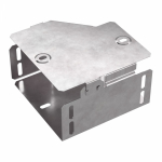 Переходник - редуктор д/лист. каб. лотка без разъема/соедин-ля сужение справа 150мм/100мм с высотой лотка80мм ПРОМРУКАВ