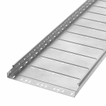 Лоток перфорированный Профи INOX (AISI 304) 400х50х3000 (1,0 мм) (6 м/уп) Промрукав