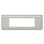 Рамка 1-пост. цвет алюминий матовый, пластик горизонтальная, Mosaic Legrand Рамка 1-пост. цвет алюминий матовый, пластик горизонтальная, Mosaic Legrand