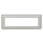 Рамка 1-пост. цвет алюминий матовый, пластик горизонтальная, Mosaic Legrand Рамка 1-пост. цвет алюминий матовый, пластик горизонтальная, Mosaic Legrand