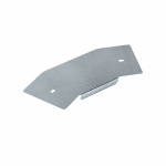 Крышка угла горизонтального 45 градусов Профи INOX (AISI 316) 100 (1,0 мм) Промрукав