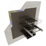 Пояс огнестойкий для установки в кабельных коробах, лотках, кабельной лестнице, огнестойкость - 3 часа, комплект на 1м2