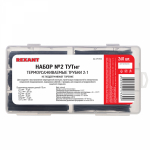 Набор термоусадочных трубок ТУТнг № 2 2/1, 3/1,5, 4/2, 6/3, 10/5, 15/7,5 черная (упак 260шт по 10см) REXANT Набор термоусадочных трубок ТУТнг № 2 2/1, 3/1,5, 4/2, 6/3, 10/5, 15/7,5 черная (упак 260шт по 10см) REXANT