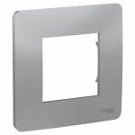 Рамка 1гн алюминий UNICA STUDIO Schneider Electric (1/10)