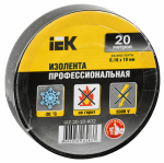 Изолента черная 19/20м IEK (1/10/200) Изолента черная 19/20м IEK (1/10/200)