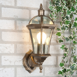 Светильник уличный настенный Capella черное золото (1/6) Светильник уличный настенный Capella черное золото (1/6)