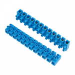 Клеммная колодка винтовая 230мм 12x2 25-40мм² 100А 400В полиэтилен синий REXANT Клеммная колодка винтовая 230мм 12x2 25-40мм² 100А 400В полиэтилен синий REXANT