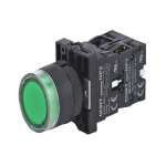 Кнопка управления NP2-EW3365 зеленая AC/DC230В(LED) CHINT (1/10/150)