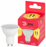 Лампочка светодиодная ЭРА RED LINE LED MR16-11W-827-GU10 R GU10 11 Вт софит теплый белый свет Лампочка светодиодная ЭРА RED LINE LED MR16-11W-827-GU10 R GU10 11 Вт софит теплый белый свет