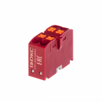 Зажим клеммный проходной 28.8мм размер ячейки 10.8мм для специального профиля 1 уровень сечение провода 2.5мм² 24А 690В термопласт DKC (ДКС)