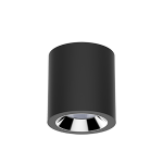 Светодиодный светильник VARTON DL-02 Tube накладной 160х150 мм 32 Вт 4000 K 35° RAL9005 черный муар