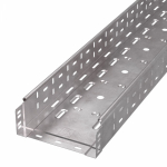 Лоток кабельный листовой 3000x200x80 сталь с перфорированной боковой стенкой толщ.1мм ПРОМРУКАВ