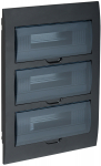 Бокс ЩРВ-П-36мод встр. пласт чер (дв.прозр) 3 ряда IP41 KREPTA IEK (1/5) Бокс ЩРВ-П-36мод встр. пласт чер (дв.прозр) 3 ряда IP41 KREPTA IEK (1/5)