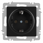 Розетка 1гн с З/К с/у антрацит механизм 16А 6-202-05 Accent Intro (1/10/200) Розетка 1гн с З/К с/у антрацит механизм 16А 6-202-05 Accent Intro (1/10/200)