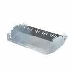 Угол д/листового кабель.лотка 45° вертикально восходящий (внутренний) без соединит. разъема нержавеющая сталь серый ПРОМРУКАВ