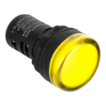 Индикатор ND16-22DS/4C желтый, компактный, встр. конденсатор, IP65 АС230В  CHINT (1)