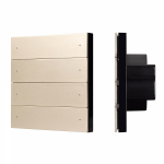 INTELLIGENT ARLIGHT Кнопочная панель SMART-DMX512-801-22-8G-8SC-DIM-IN Gold (230V, 2.4G) (IARL, IP20 Пластик, 5 лет) INTELLIGENT ARLIGHT Кнопочная панель SMART-DMX512-801-22-8G-8SC-DIM-IN Gold (230V, 2.4G) (IARL, IP20 Пластик, 5 лет)